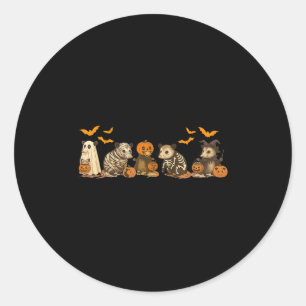 Soky Ossum Skeleton Mummy Ghost Witchy Ssum Hallow Classic Round Sticker