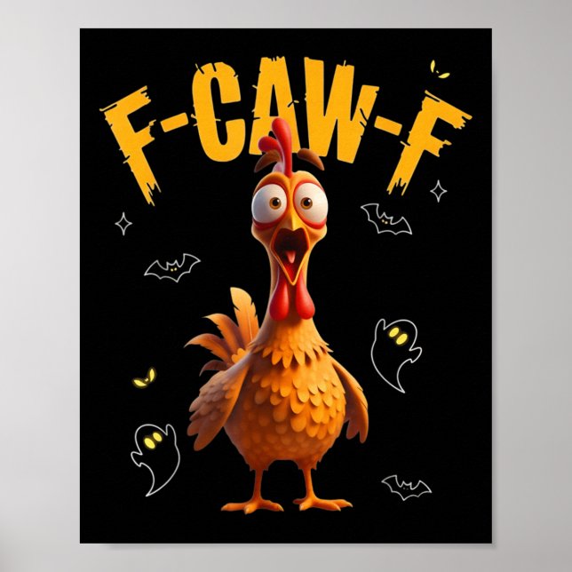 Soky Rooster F-caw-f Ghost  Poster (Front)
