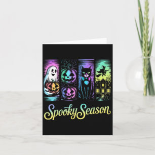 Soky Season Halloween Vintage Halloween Horror Nig Card