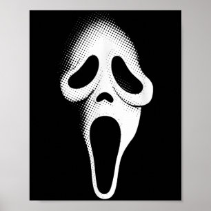 Soky Y Ghost Face Horror Party Mask Halloween Cost Poster
