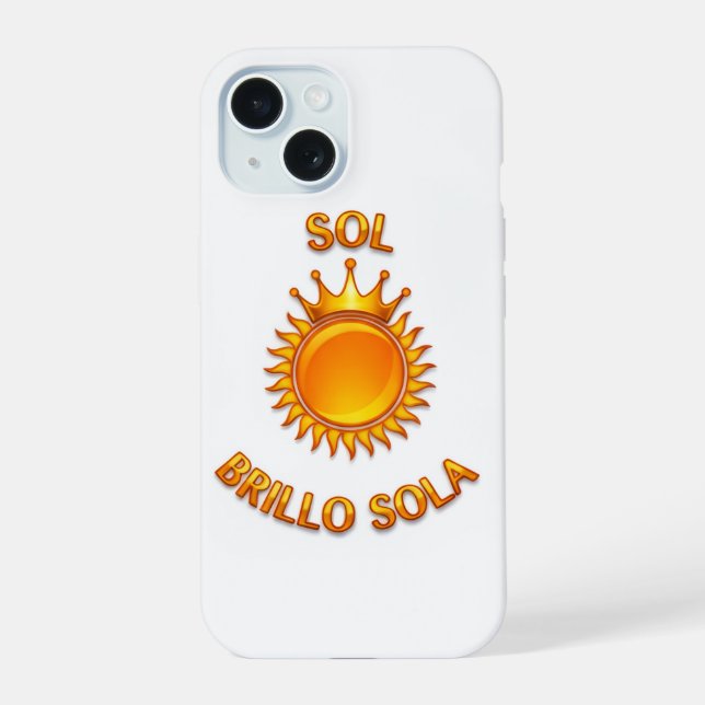 Sol Brillo Sola iPhone Case – Inspirational Logo P (Back)