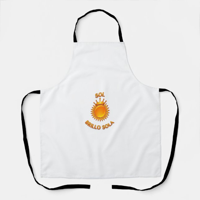 Sol Brillo Sola Logo Apron – Stylish Kitchen & Coo (Front)