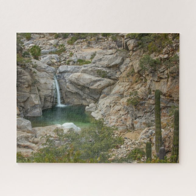 Sol de Mayo Waterfall |  Santiago, Mexico Jigsaw Puzzle (Horizontal)