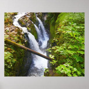 Sol Duc Falls I at Olympic National Park Poster