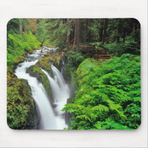 Sol Duc Falls in Olympic National Park in Mouse Pad
