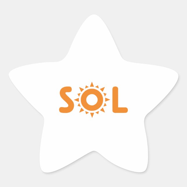 Sol Star Sticker (Front)