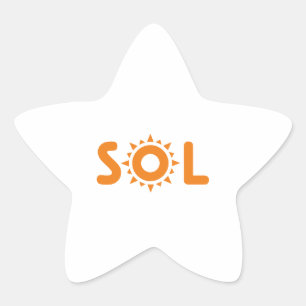 Sol Star Sticker