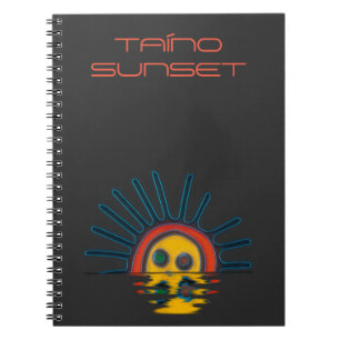 Sol Taino Sunset  Notebook