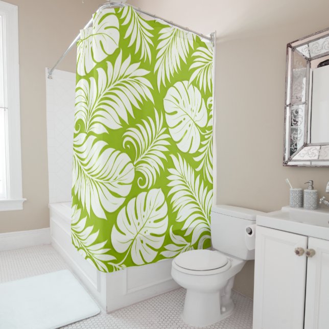 Sol Verde Shower Curtain (In Situ)