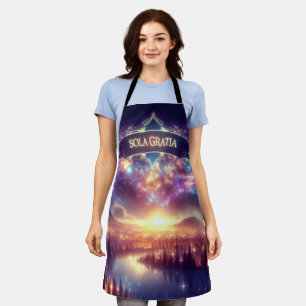 Sola Gratia Grace Alone Christian Reformed Solas  Apron
