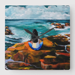 Solace Square Wall Clock