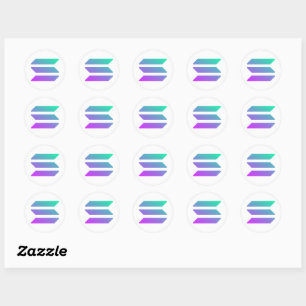 Solana Classic Round Sticker