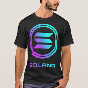 SOLANA Crypto SOL Coin Blockchain Decentralized Ap T-Shirt