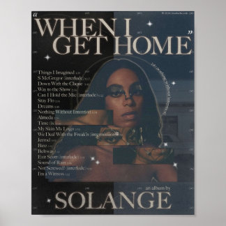 Solange Artwork Poster