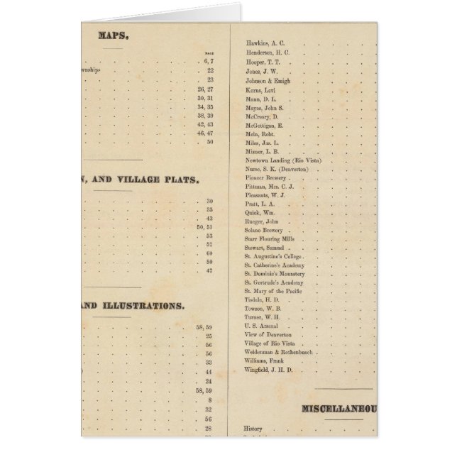 Solano County atlas map (Front)