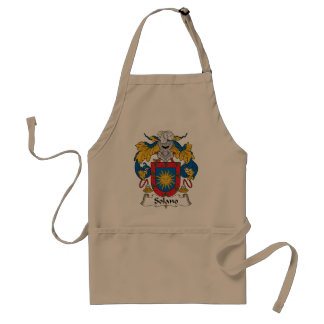 Solano Family Crest Standard Apron