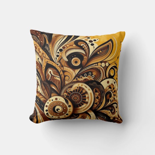 Solar Abstraction Cushion (Front)