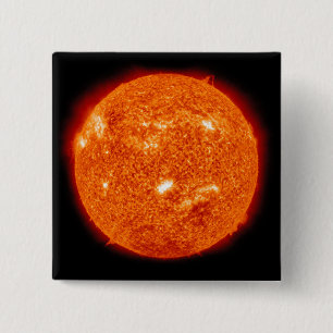 Solar activity on the Sun 2 15 Cm Square Badge