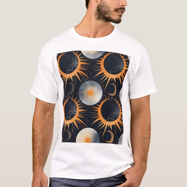 Solar and Lunar Eclipse T-Shirt (Front)
