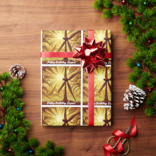 Solar and Wind Energy Wrapping Paper