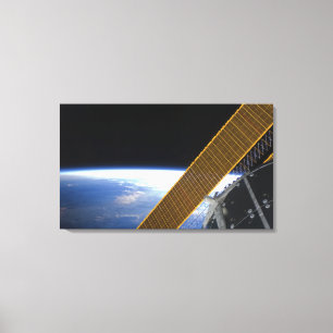 Solar array panels canvas print