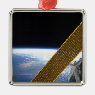 Solar array panels metal tree decoration