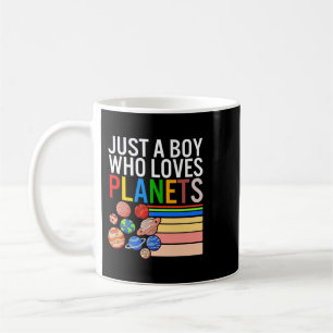 Solar Astronomy System Just A Boy Who Loves Planet Coffee Mug