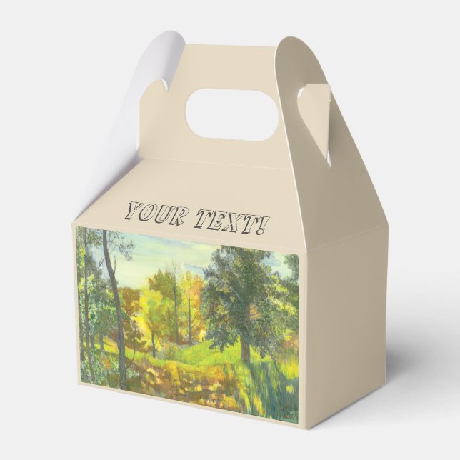 Solar autumn favour box (Front Side)