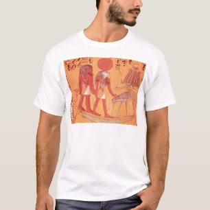 Solar barque with Re-Horakhty T-Shirt