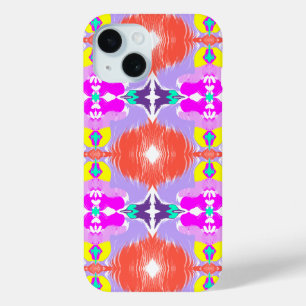 Solar Bloom Kaleidoscope iPhone 15 Case