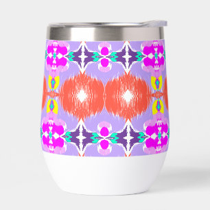 Solar Bloom Kaleidoscope Throw Pillow