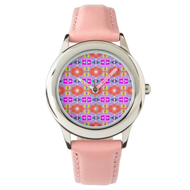 Solar Bloom Kaleidoscope Watch (Front)