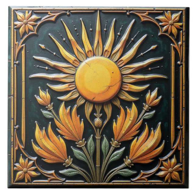 Solar Bloom Tile (Front)