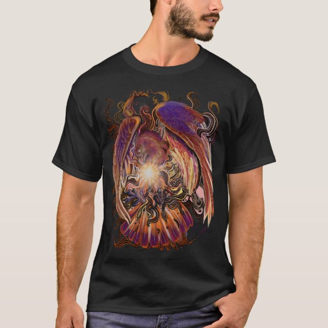 Solar Burst Hawk T-Shirt (Front)