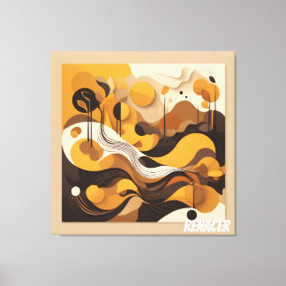 Solar Canvas Renacer and Nature Print