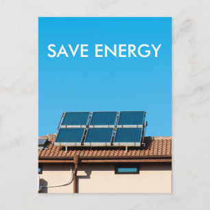 Solar cell system postcard
