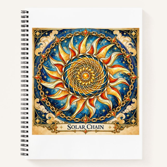 Solar chain notebook (Front)