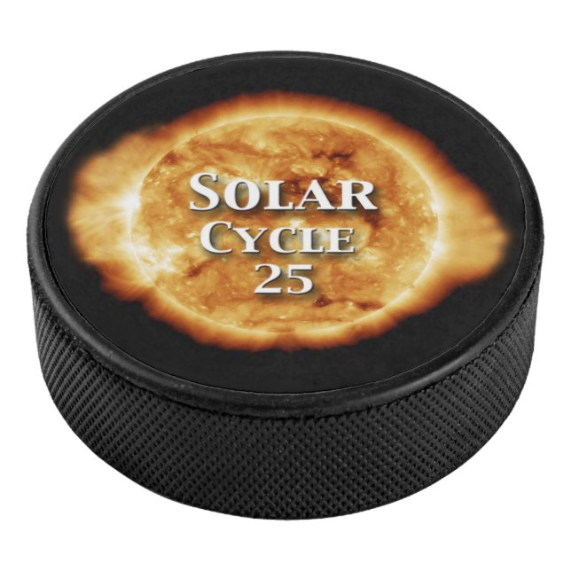 Solar Cycle 25 Active Sun Hockey Puck (3/4)