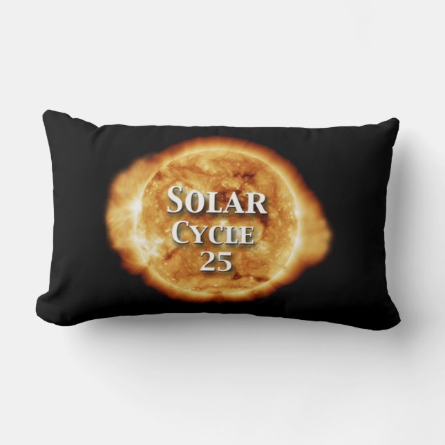 Solar Cycle 25 Active Sun Lumbar Cushion (Front)