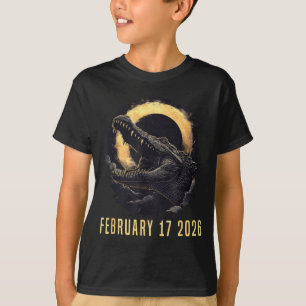 Solar Eclipse 02 17 26 Design T-Shirt