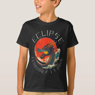 Solar Eclipse 02 17 26 Illustration T-Shirt