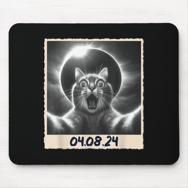 Solar Eclipse 04 08 24 Illustration Mouse Pad (Front)