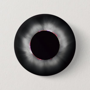 Solar Eclipse, 1999 6 Cm Round Badge