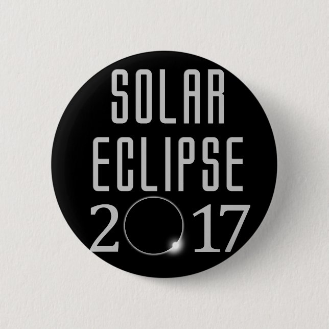 Solar Eclipse 2017 Button (Front)