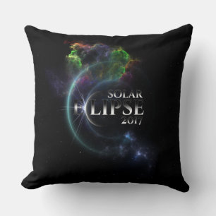 Solar Eclipse 2017 Cushion