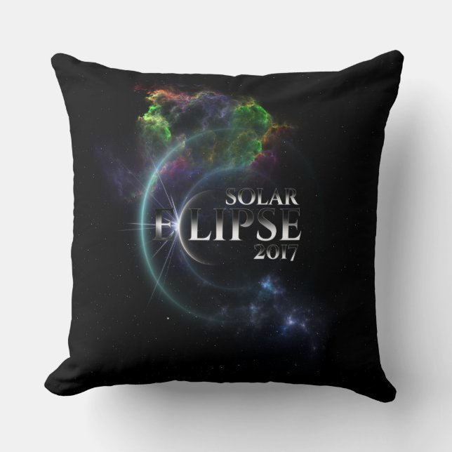 Solar Eclipse 2017 Cushion (Front)