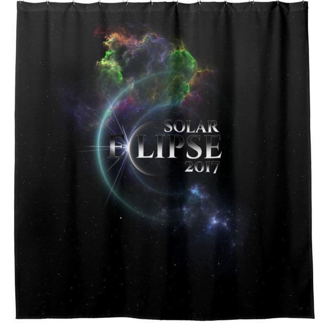 Solar Eclipse 2017 Shower Curtain (Front)