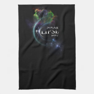 Solar Eclipse 2017 Tea Towel