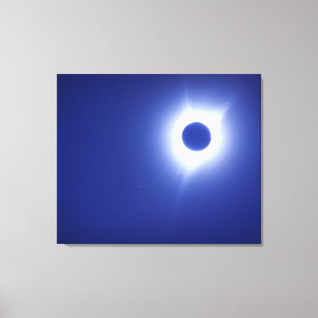 Solar Eclipse 2017 Totality Canvas Print (Front)
