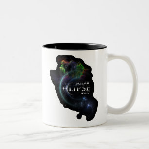 Solar Eclipse 2017 Two-Tone Coffee Mug